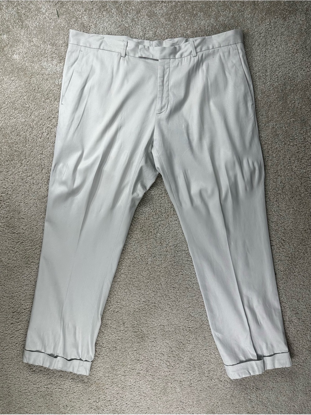 Ralph Lauren Purple Label Men's White Dress Trousers